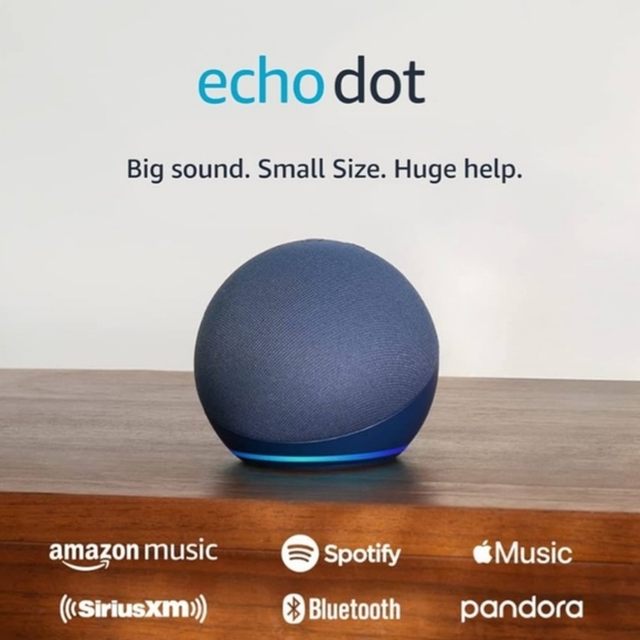 Amazon Echo Dot 5th Gen - Deep Blue - Picture 2 of 6